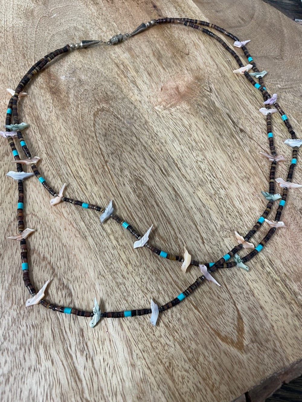 Vintage fetish bird necklace